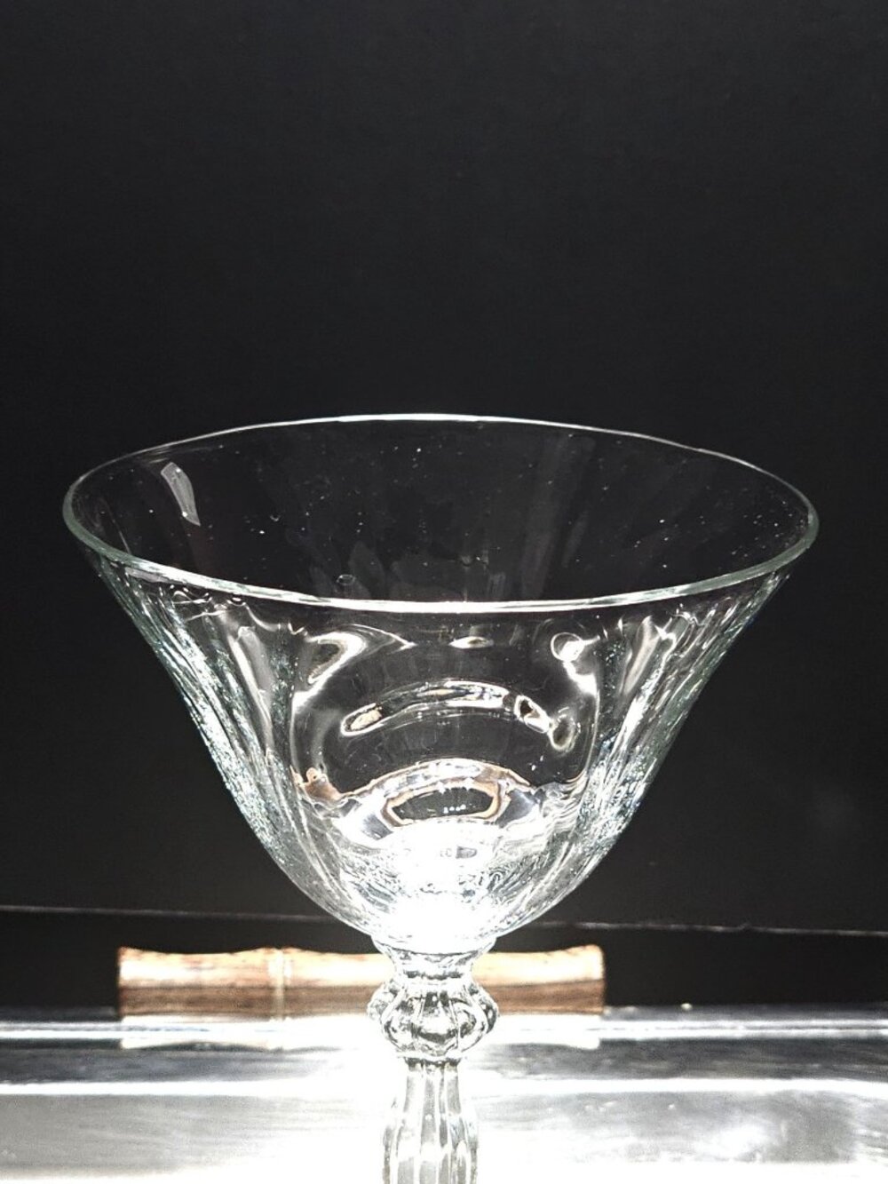 Cambridge Caprice Champagne Coupe sherbet cocktail 1950s Elegant Glass vtg mid c - Picture 3 of 5